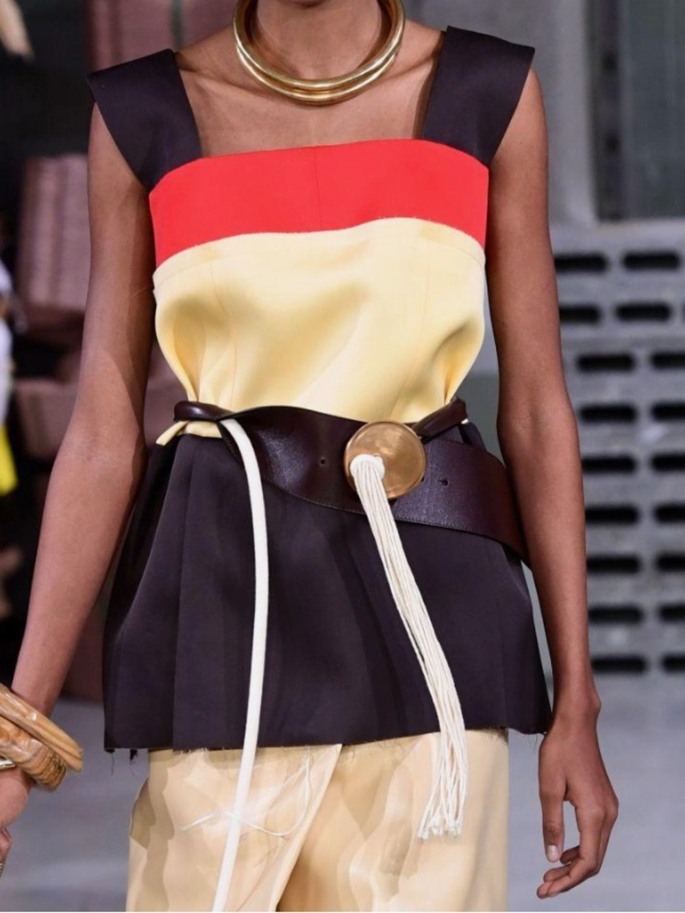 Marni FW18 Runway Colorblock Tank Top – Size 38 – Made in Italy